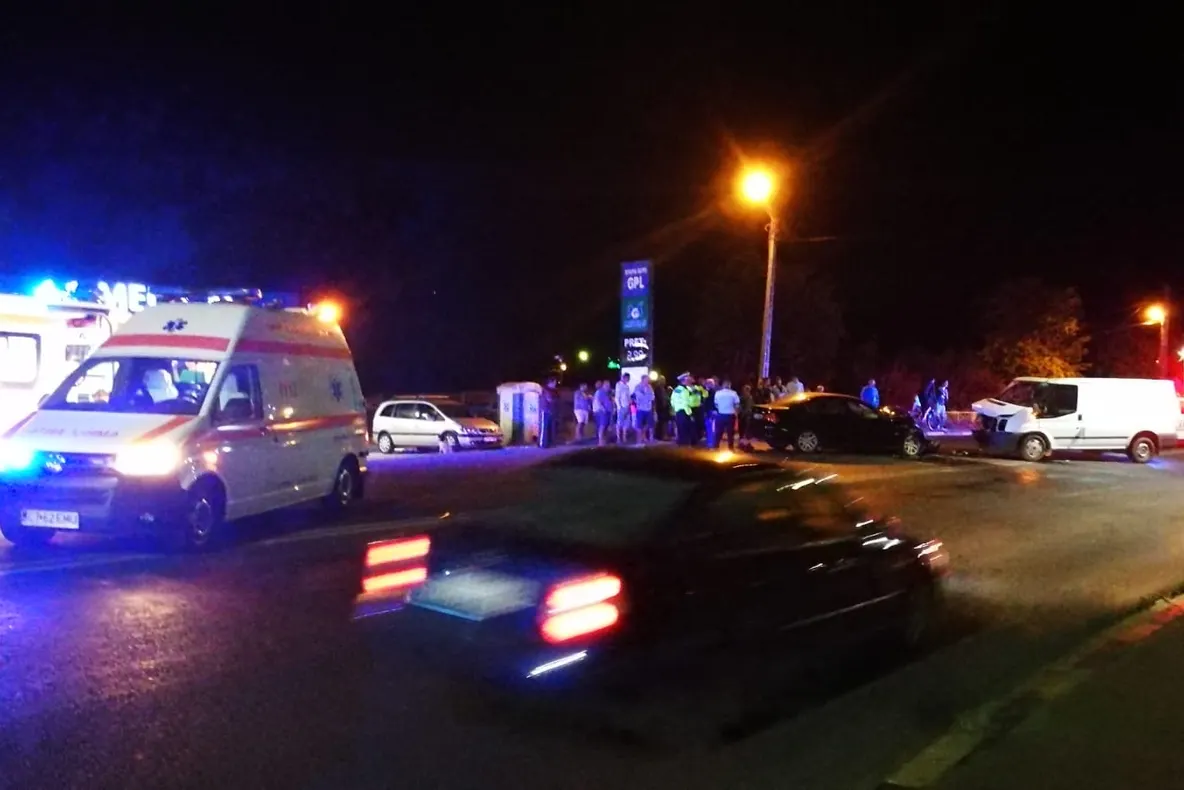 Accident provocat de un medic la Târgu Jiu