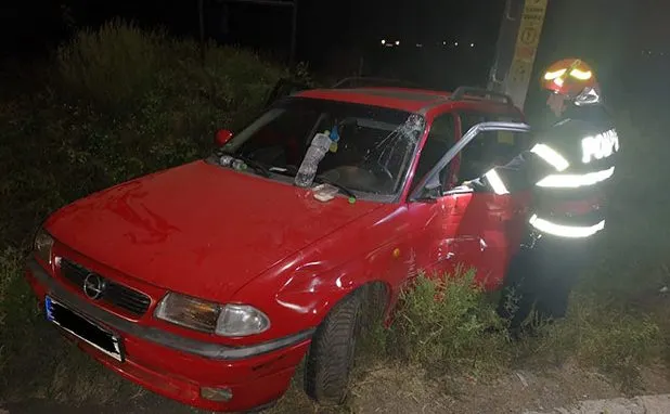 A scăpat ca prin minune, după ce a fost lovit de un TIR