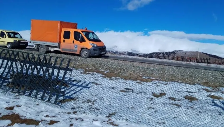 Experiment cu parazăpezi noi, românești, pe Transalpina