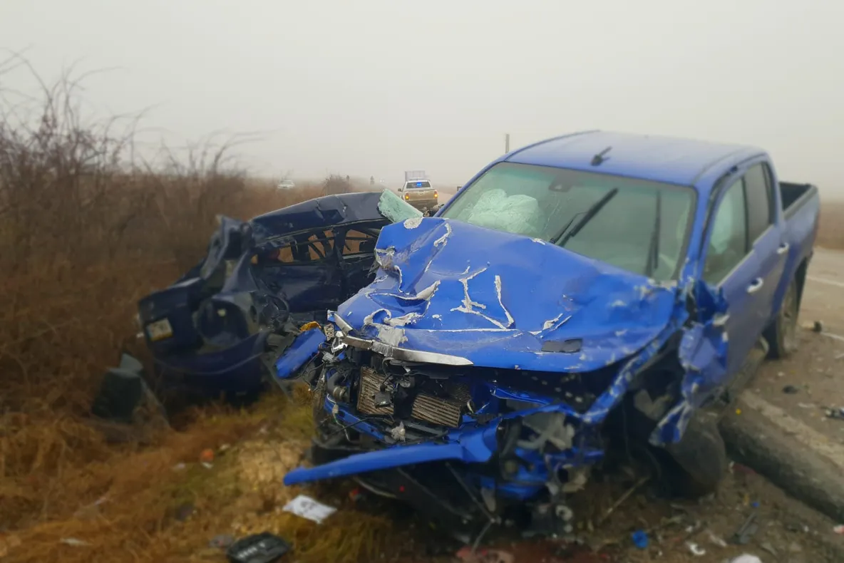 A blocat un drum național de frica poliției