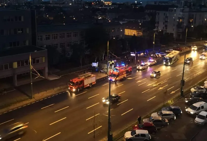S-au răsturnat cu mașina la Cîlnic, în Gorj