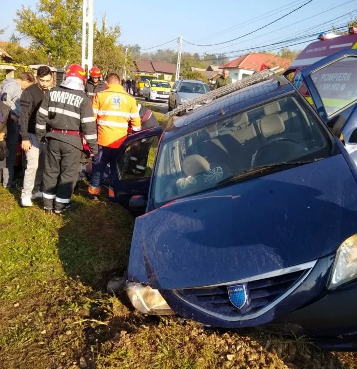 Accident la Bălești. Un bătrân a fost grav rănit