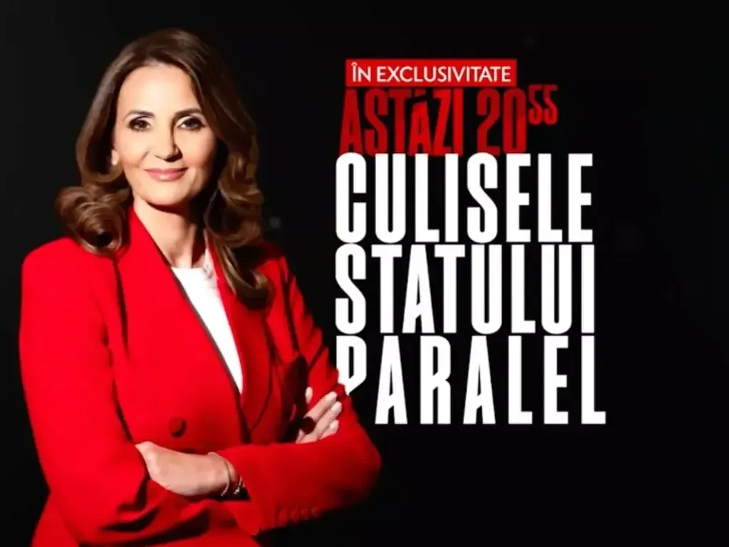 20:55 – Anca Alexandrescu revine cu o ediție explozivă "Culisele Statului Paralel”