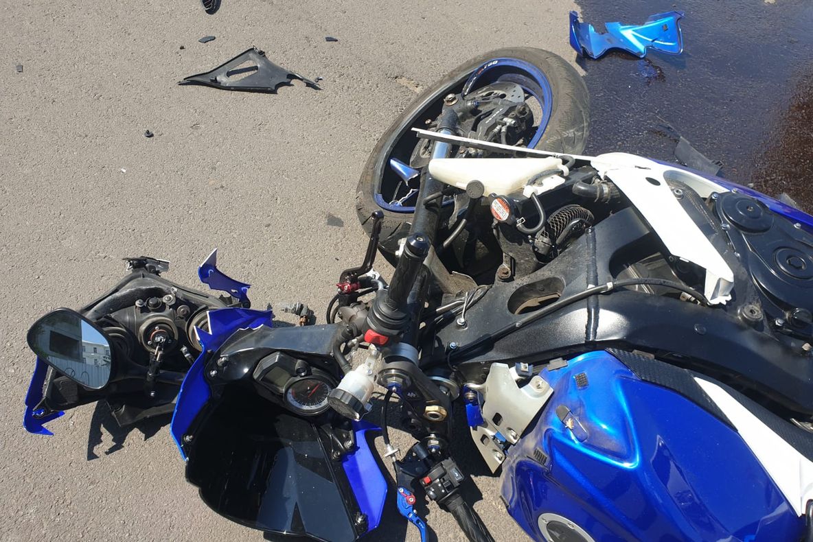 Motociclist, prins de radar la peste 200 km/h pe un drum județean din Gorj