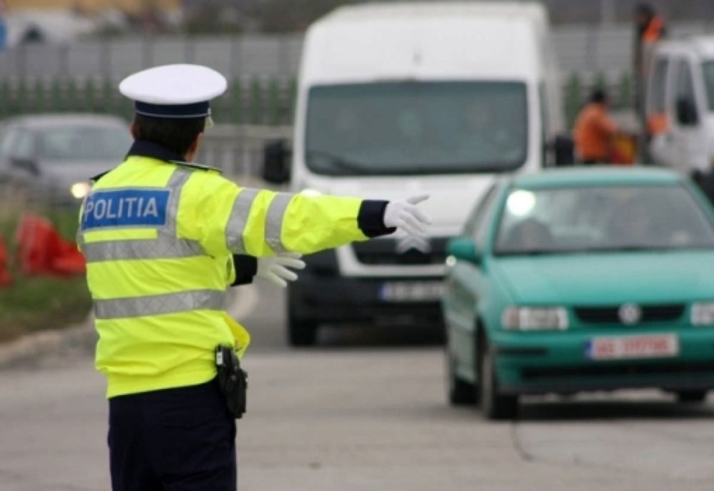 Bulgar, prins în Gorj conducând o mașină cu numere radiate
