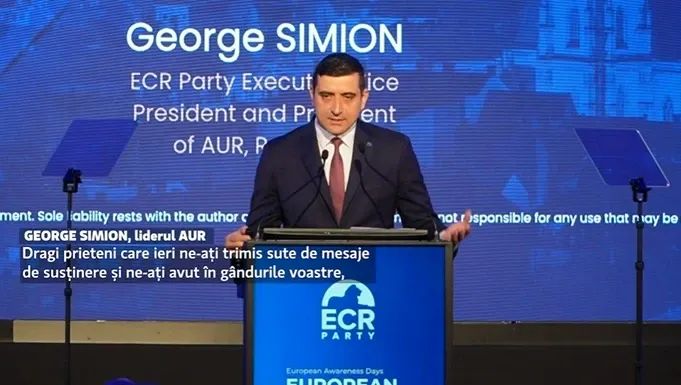 George Simion/ Captură video