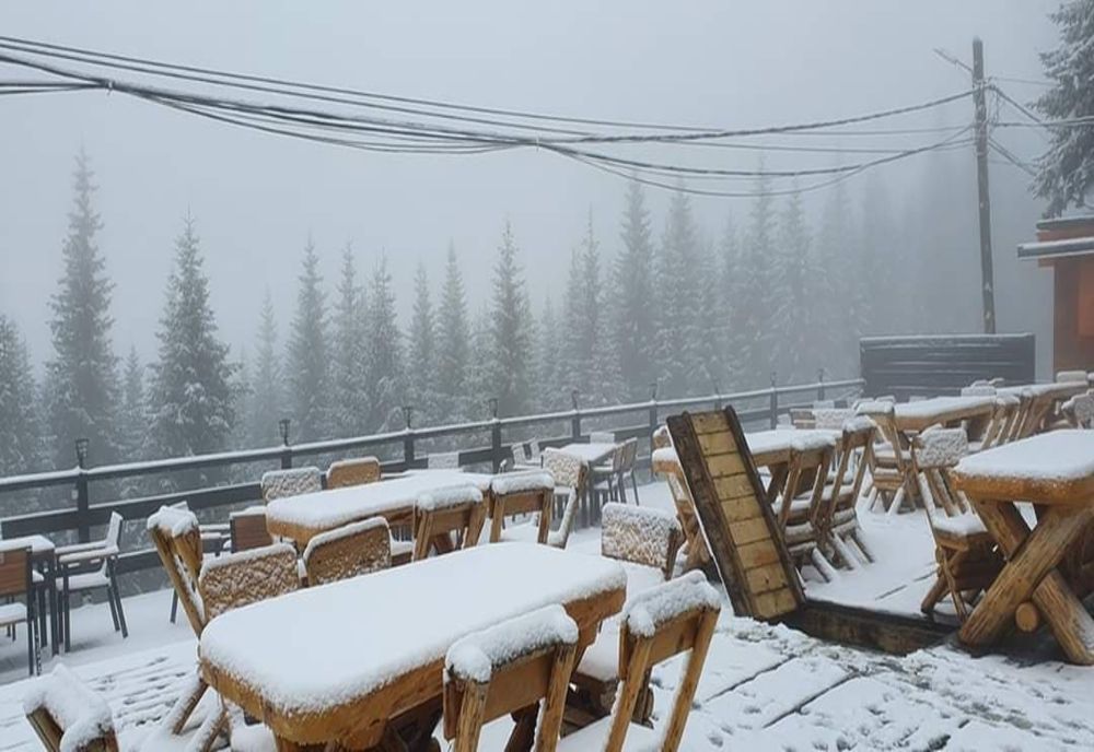 A nins din nou la Rânca! Oltenia încă așteaptă zăpada