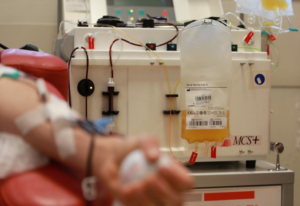 Un jandarm vindecat de COVID-19, primul donator de plasmă din Gorj