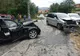 Accident spectaculos la Lelești. Impact frontal între două mașini