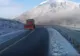 Transalpina, blocată de mai mulți brazi doborâți de vânt