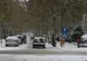 Accident în centrul Târgu Jiului din cauza zăpezii de pe șosea