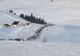 Transalpina, blocată de mașini și viscol