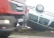 Mașină răsturnată pe o șosea din Gorj