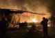 Incendiu la Bălești. A ars o magazie