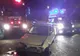 Accident ciudat în giratoriul de lângă Coloana Infinitului