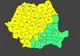 Avertizare meteo. Cod galben de ploi și vânt 