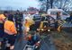 Accident la Bîlteni: O mașină a ajuns în șanț
