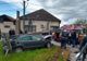 Accident de circulație teribil la Runcu: A rupt un stâlp cu mașina