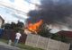 Incendiu puternic la o casă din Târgu Jiu