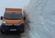 Zăpada nu se dă dusă de pe Transalpina: Stratul de omăt are o înălțime de 4 metri | VIDEO