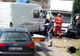 Accident la Câmpu Mare: Un microbuz de pasageri, izbit de un automobil